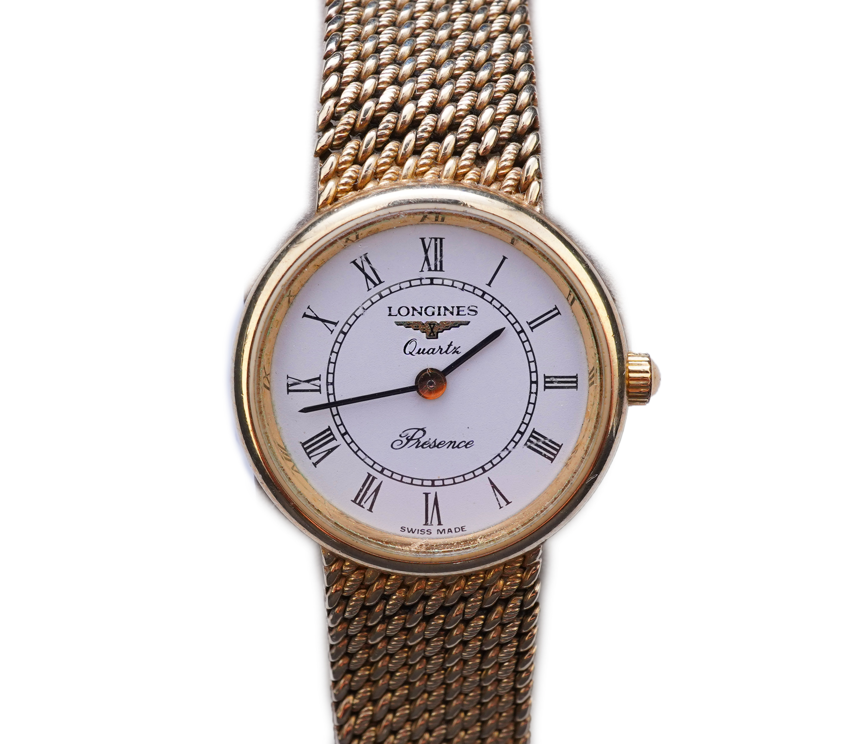Longines, a gold watch